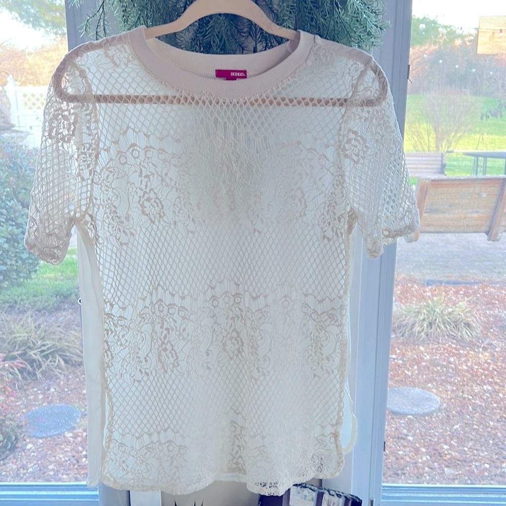 Bongo Cream Lace Blouse